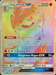 Lycanroc GX - 156/145 - Secret Rare